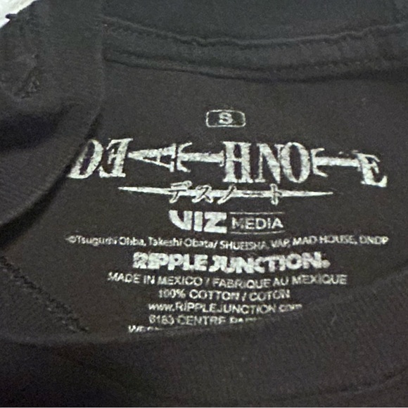 Death Note Anime Kira Tshirt Men Skater Grunge Manga Ryuk Cosplay S - Picture 2 of 4